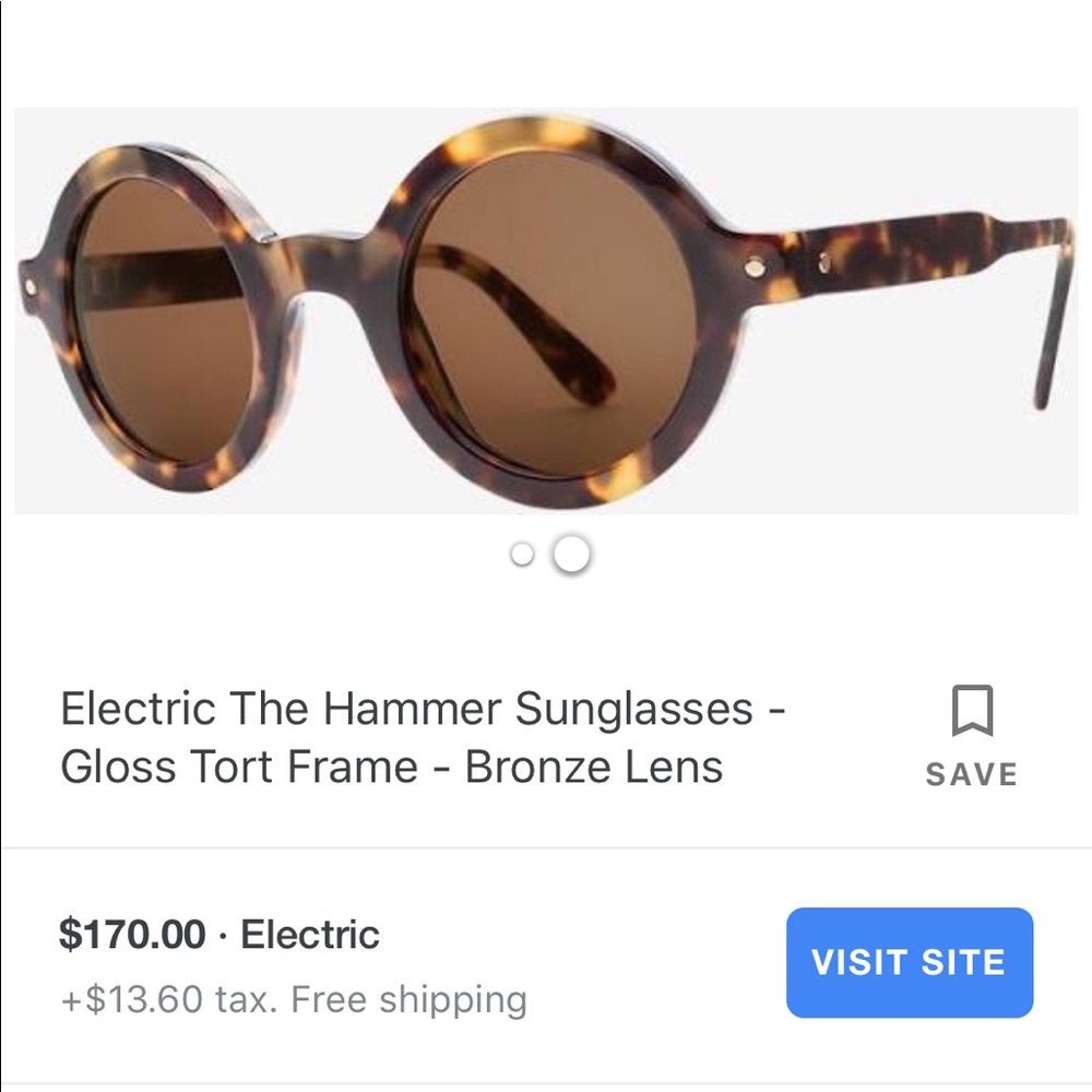 Round Frame handmade sunglasses